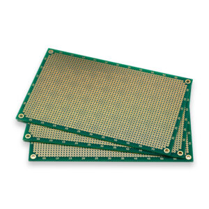 PROTOPATCH® Premium Lochrasterplatinen (3er Pack) | 160 x 100 mm | Doppelseitig | Runde Pads | Grün | PTH | 2,54 mm Rastermaß